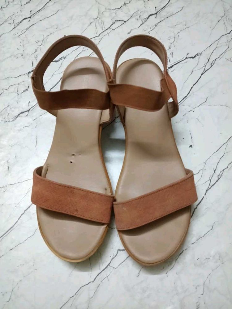 Brown Ankle Strap Sandals