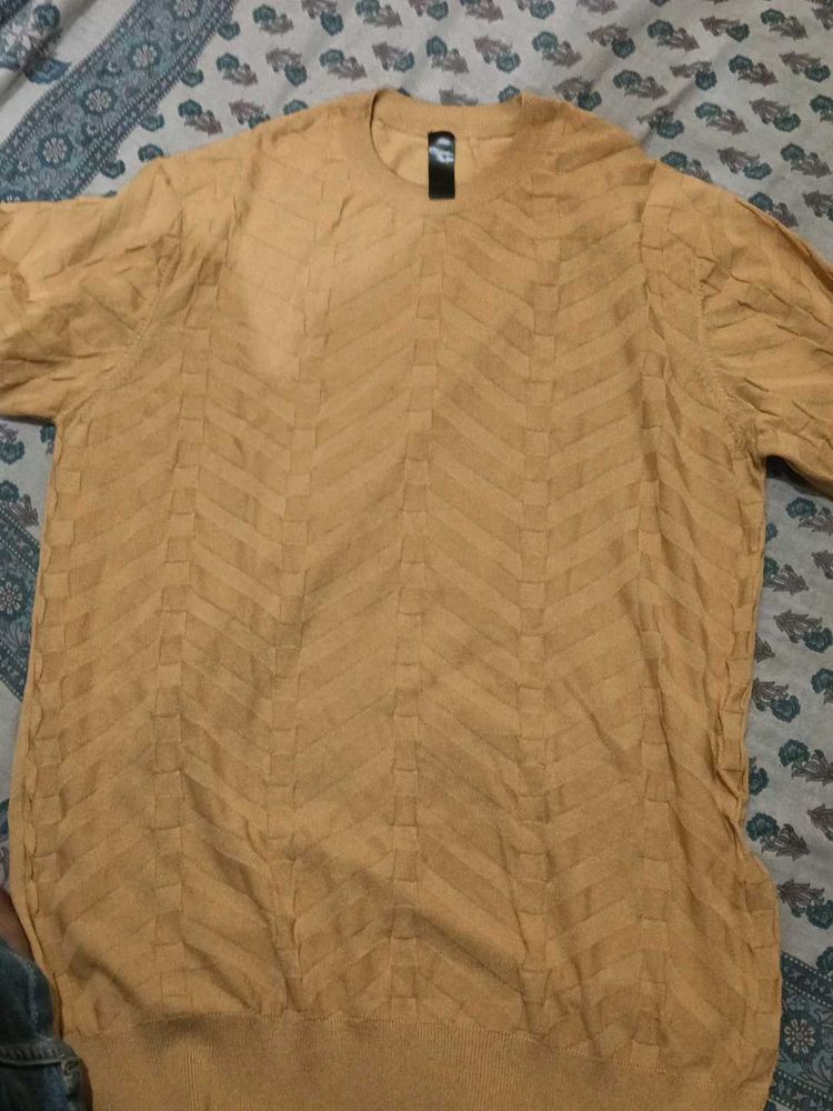 Men's Textured Knit Sweater