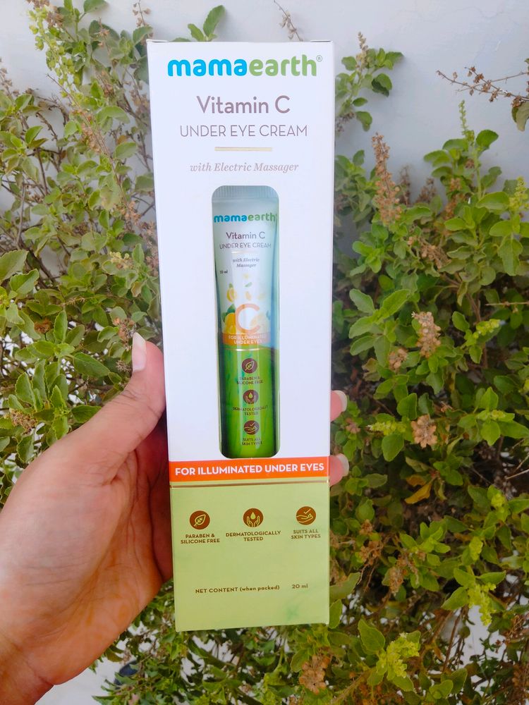 Eye Cream With In-built Electric Massager