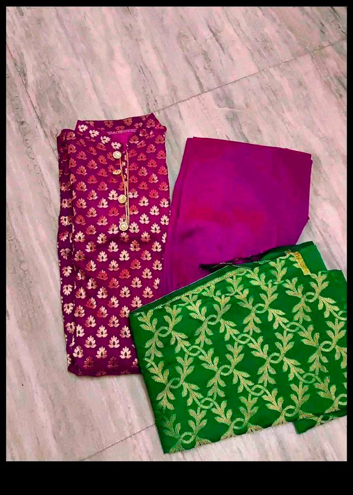 Banarsi Silk Suit