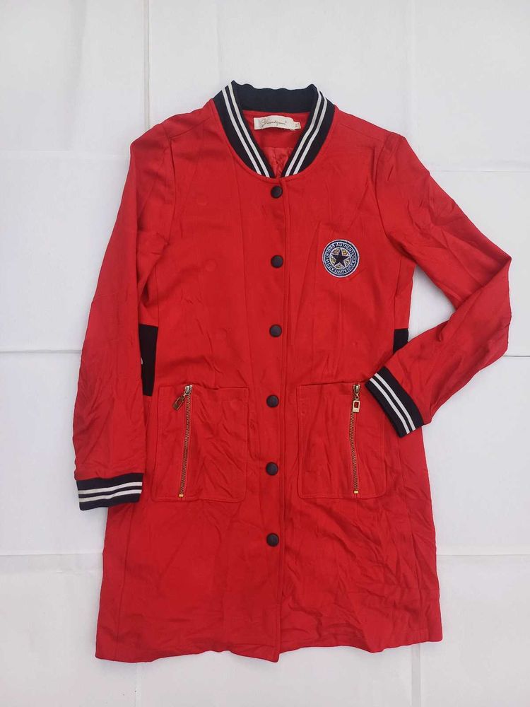 🎈Retro Red Varsity Jacket (L 30 B 17)