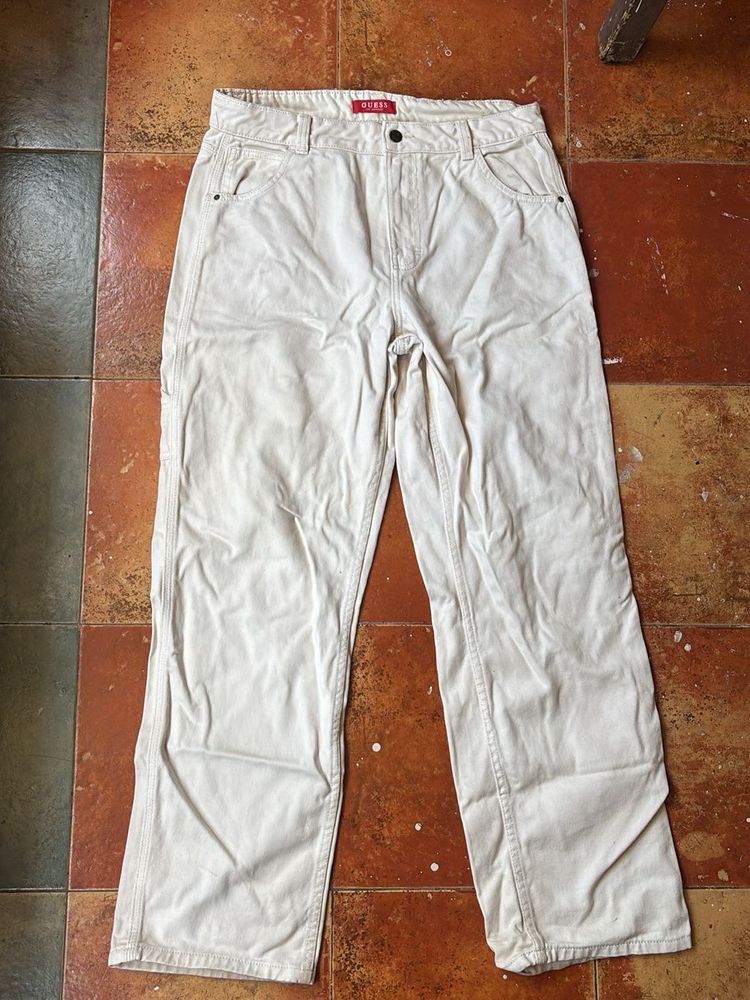 Guess Cream Carpenter Pants