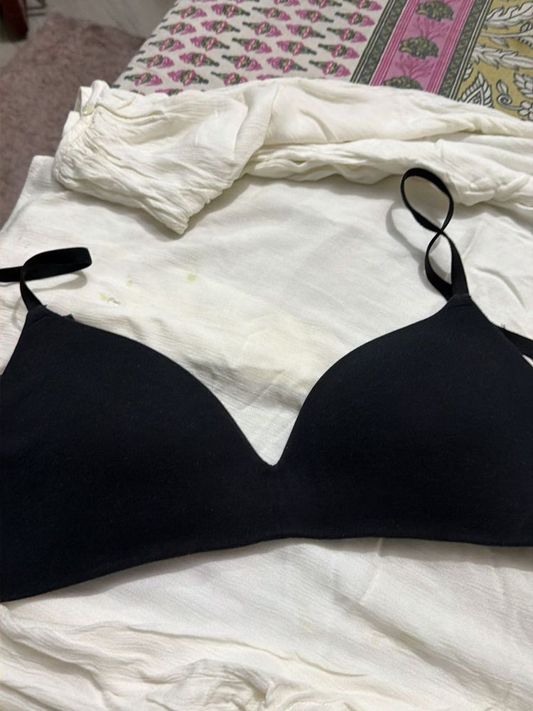 Comfortable Black Bra