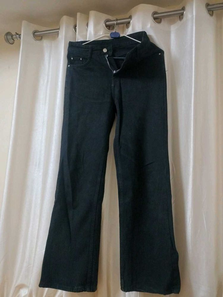 Classic Black Flare Jeans