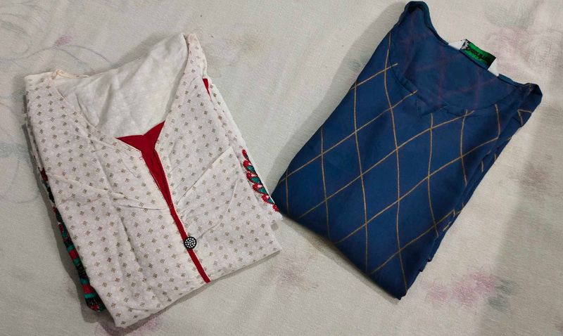 ✨ Beautiful Kurti Combo Set – 2 Kurtis Together ✨