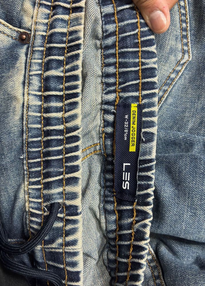 Denim Joggers - Comfortable &amp; Stylish