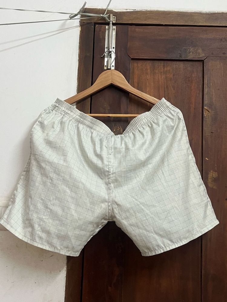 Lightweight Plaid Casual Shorts