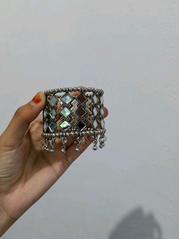 Mirror Work Ethnic Bracelet