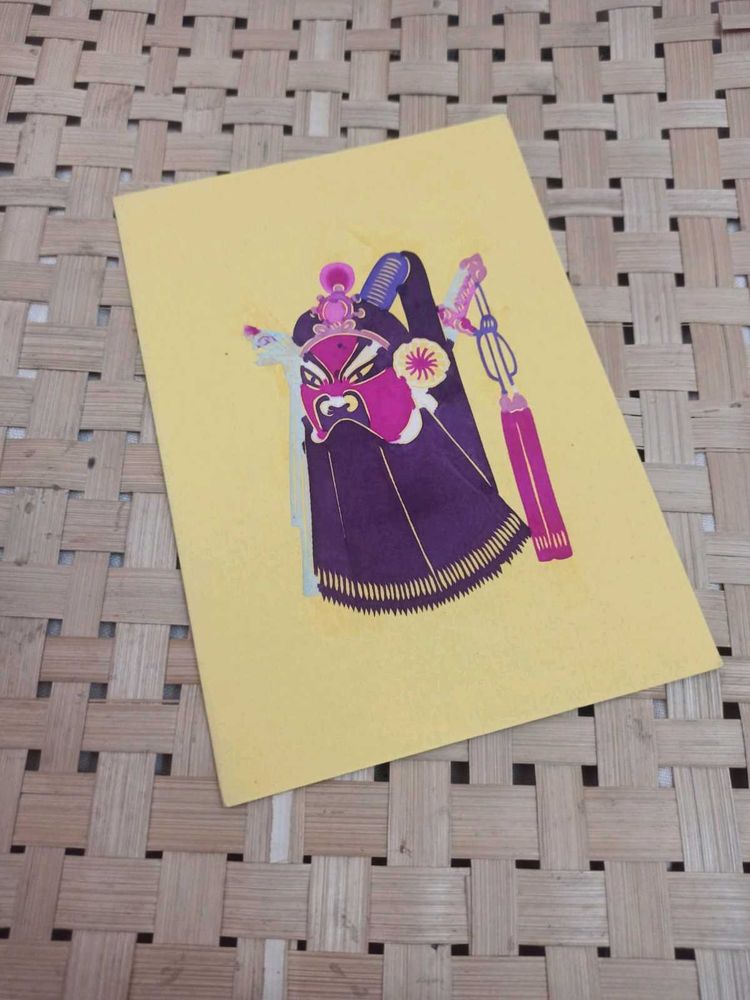 Handcrafted Kite Paper Cut Greeting Card