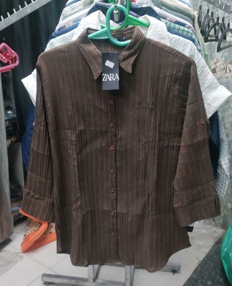 Zara Brown Shirt