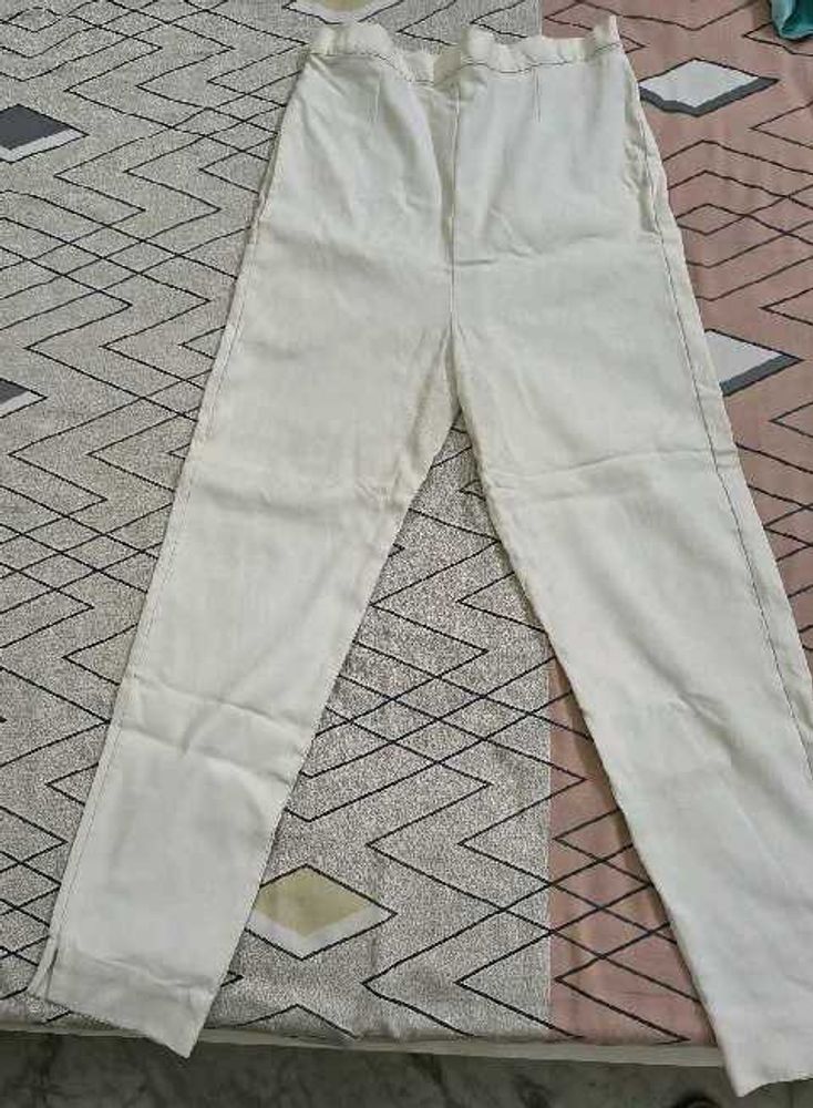 Elegant Cream Palazzos