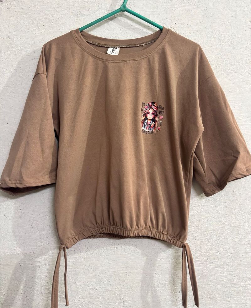 Cute Graphic Print T-Shirt