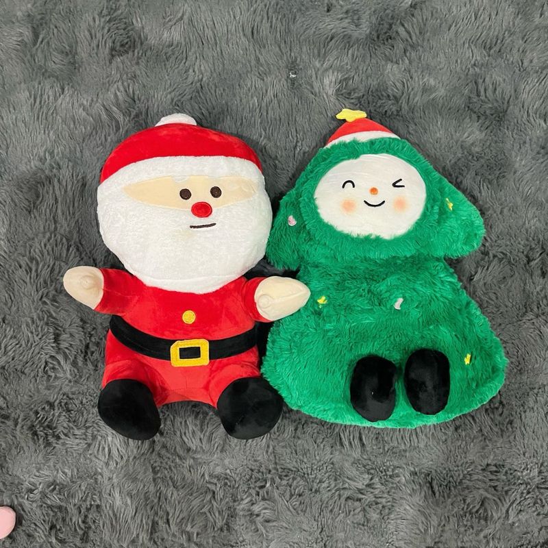 Cute Santa &amp; Christmas Tree Plush Toys