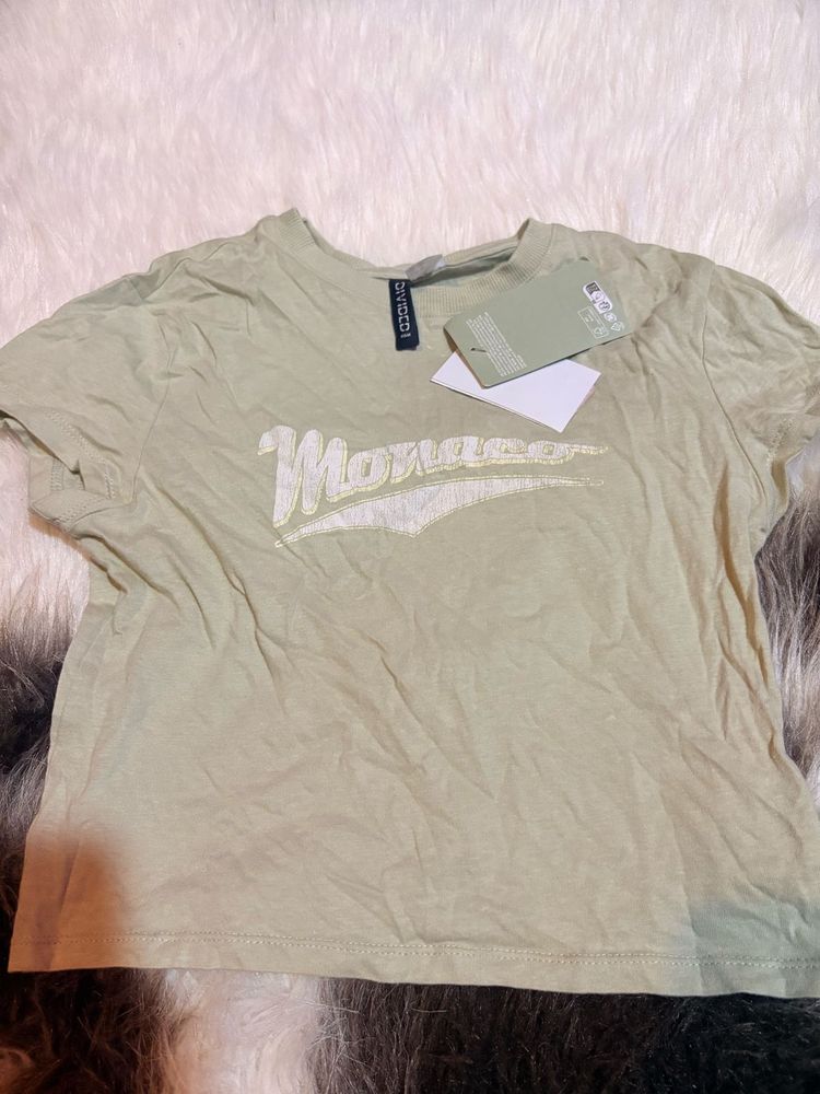 Cute Green Graphic Tee
