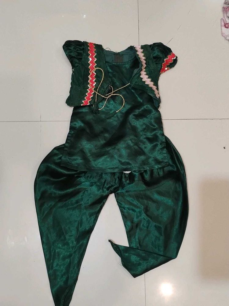 Emerald Green Ethnic Kurta Set