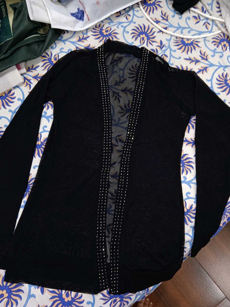 Beautiful black shrug for women