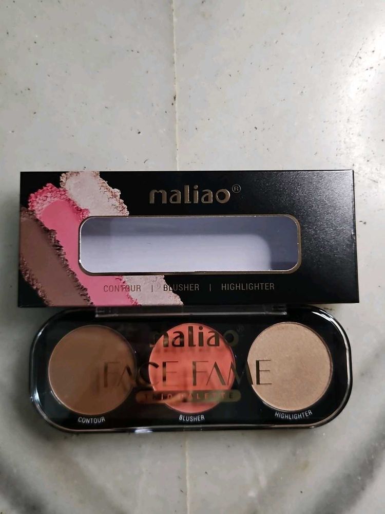 Maliao Contour, Blusher &amp; Highlighter Palette