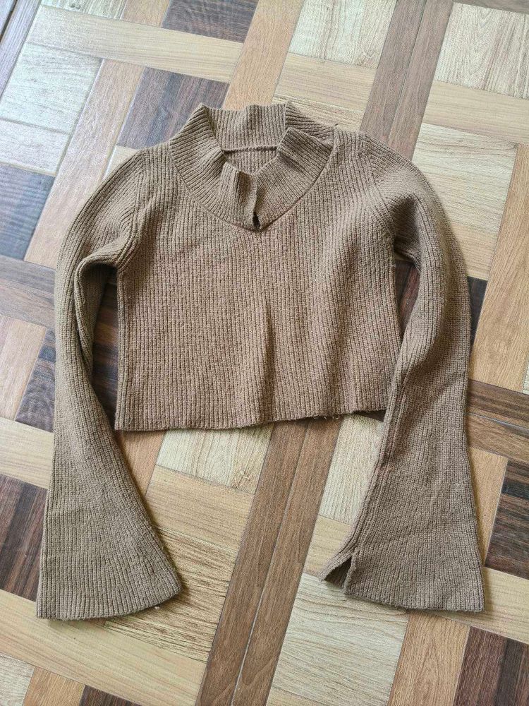 Bell Sleeve Knit Top/ winter