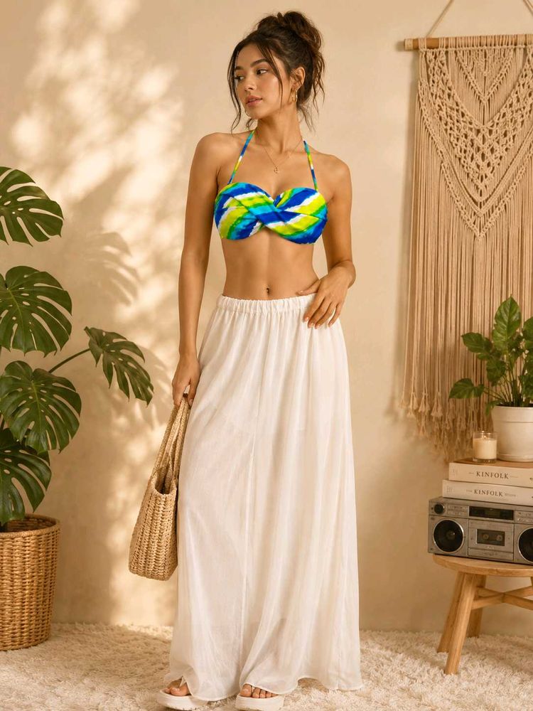 Boho Twist Halter Bikini Top