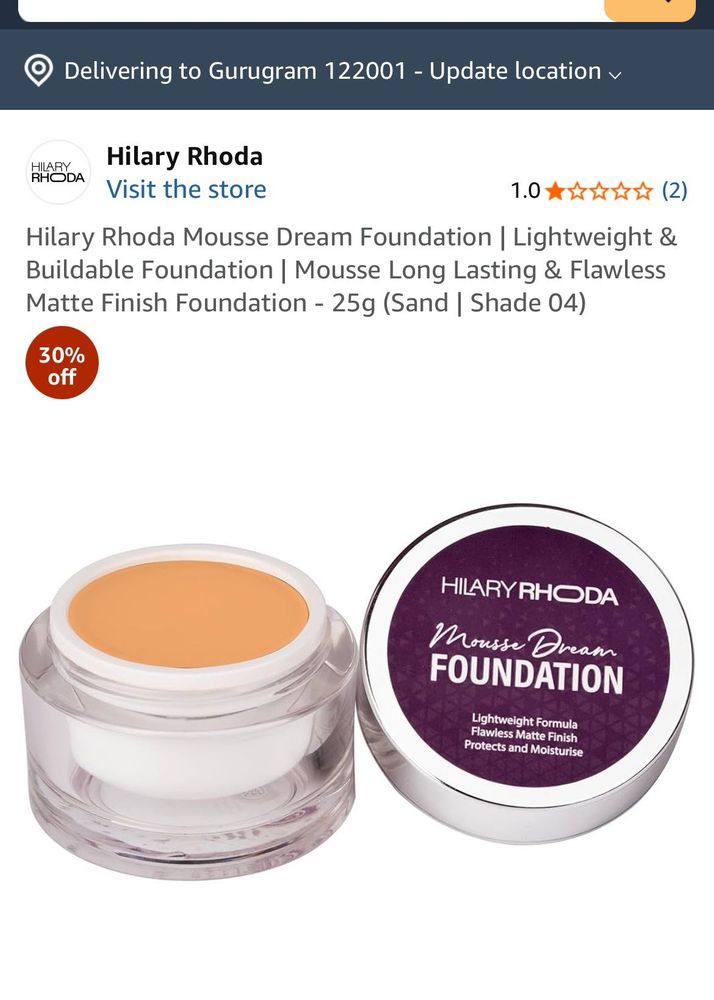 Hilary Rhoda Mousse Dream Foundation