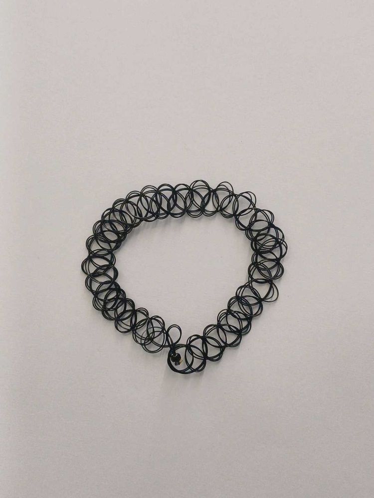 Black Tattoo Choker Necklace