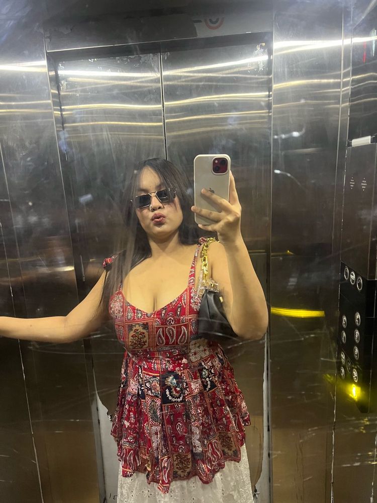 Paisley Print Top