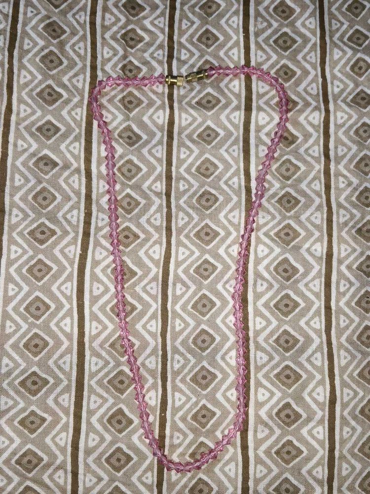 Pink Beaded Necklace