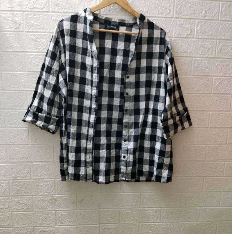 Checkerd Shirt For Women