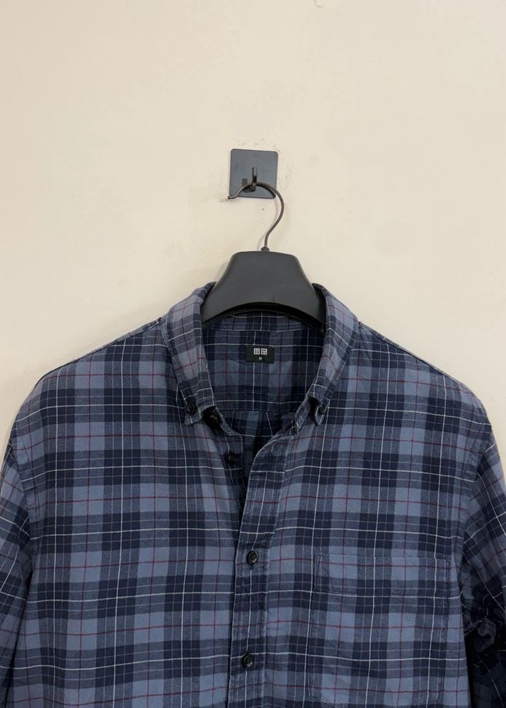 Men's Plaid Button-Down Shirt
