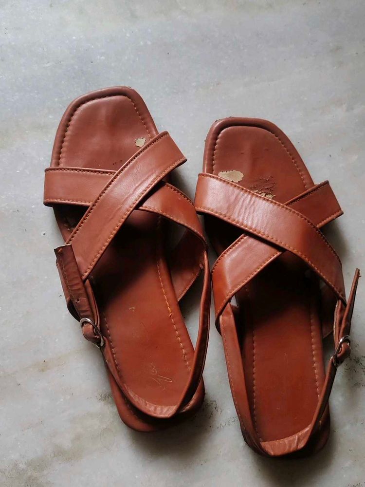Comfortable Brown Sandals