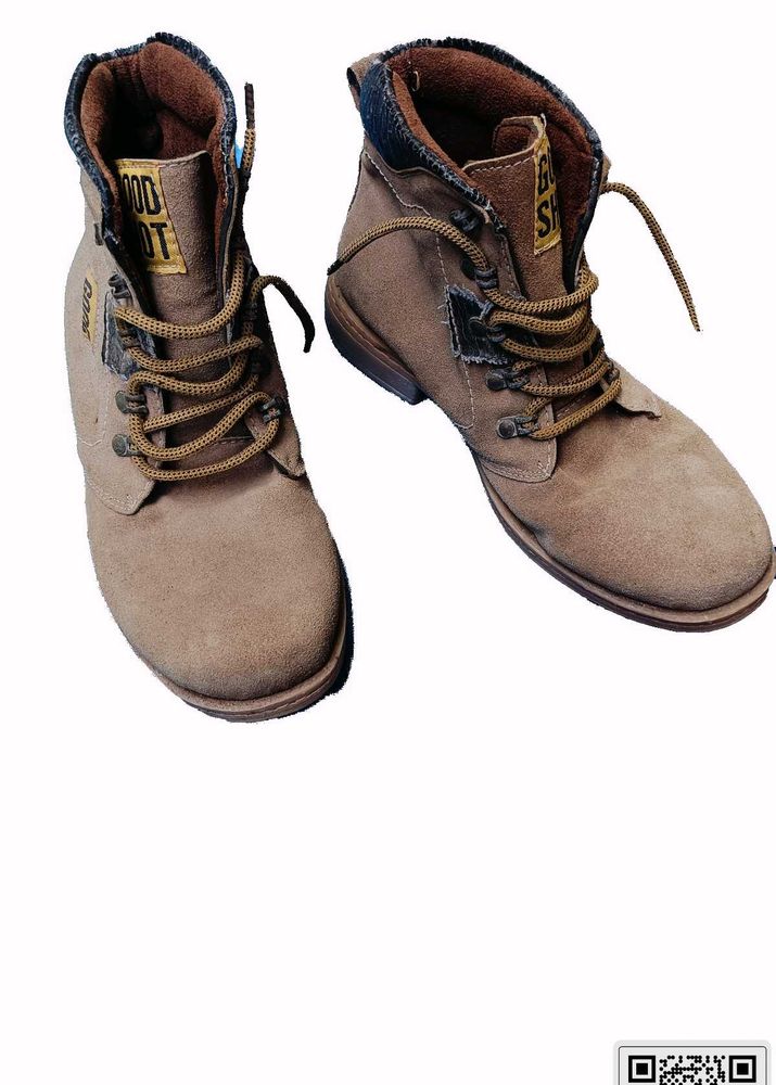 High Ankle Brown Boots