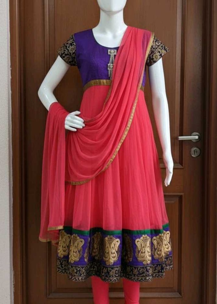 Elegant Anarkali Suit Set with Dupatta