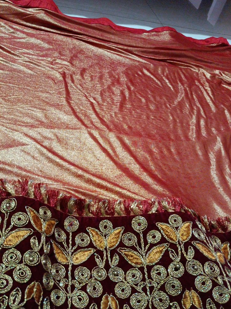 Partywear Heavy Saree For Wedding