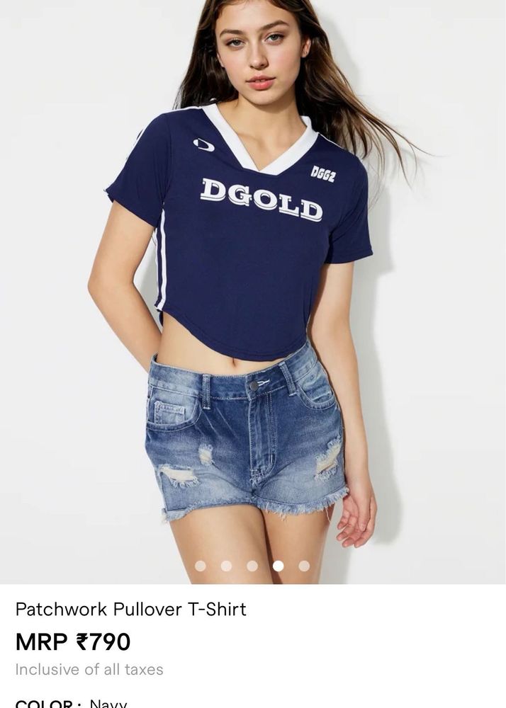 savana DGOLD Navy Blue Top