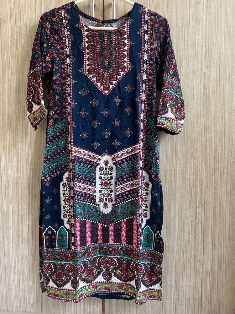 Boho Print Kurta Set