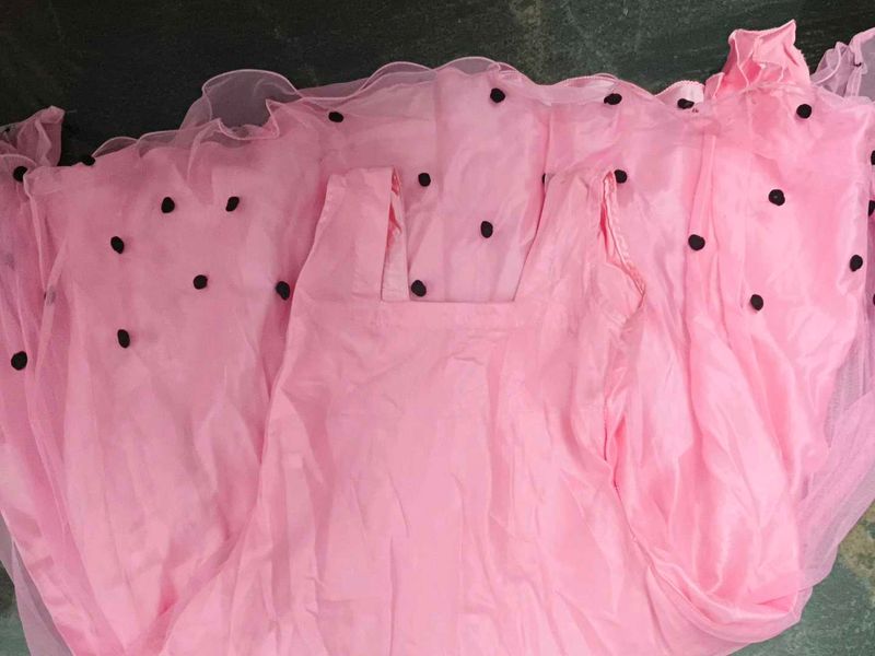 Pink Polka Dot Dress