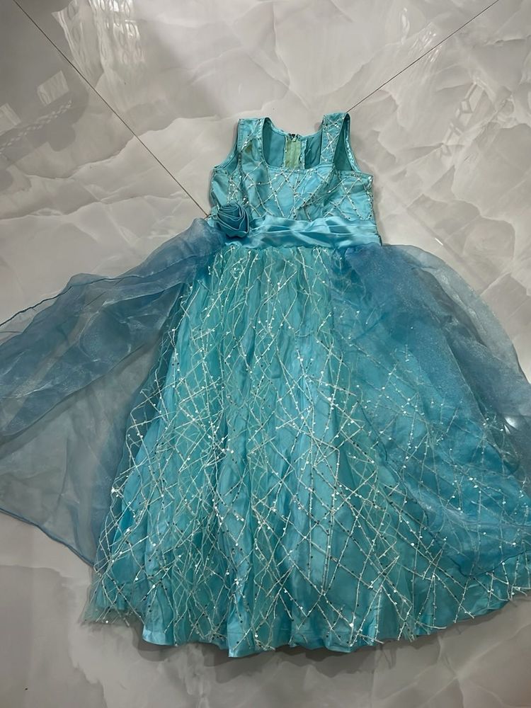 Stunning Blue Embellished Gown