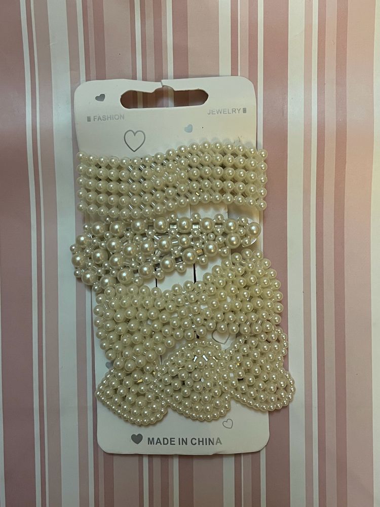 Korean Hair Clips (pack Of 4)