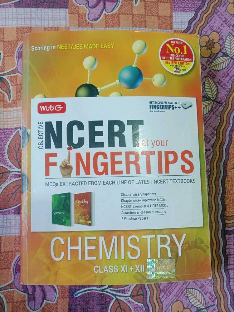 NCERT Objective Chemistry NEET/JEE Class 11 &amp; 12th