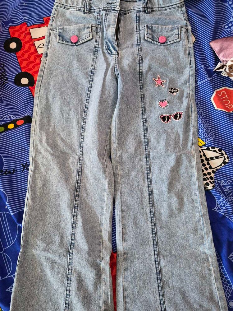 Cutecumber Girls jeans with adjustable waistLight