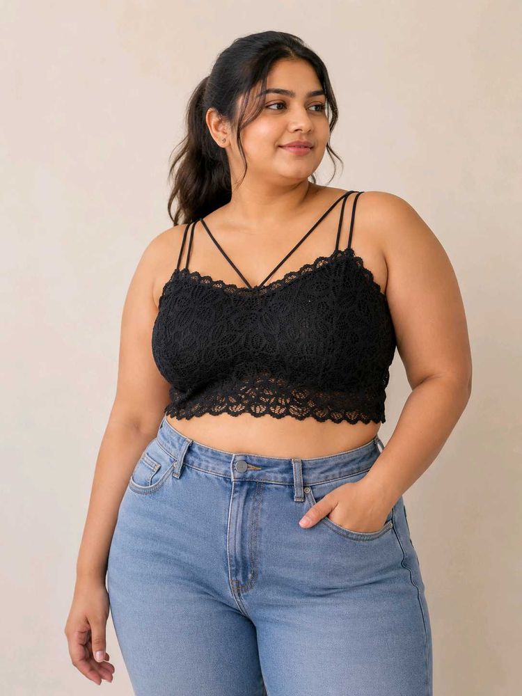 Lace Bralette Crop Top