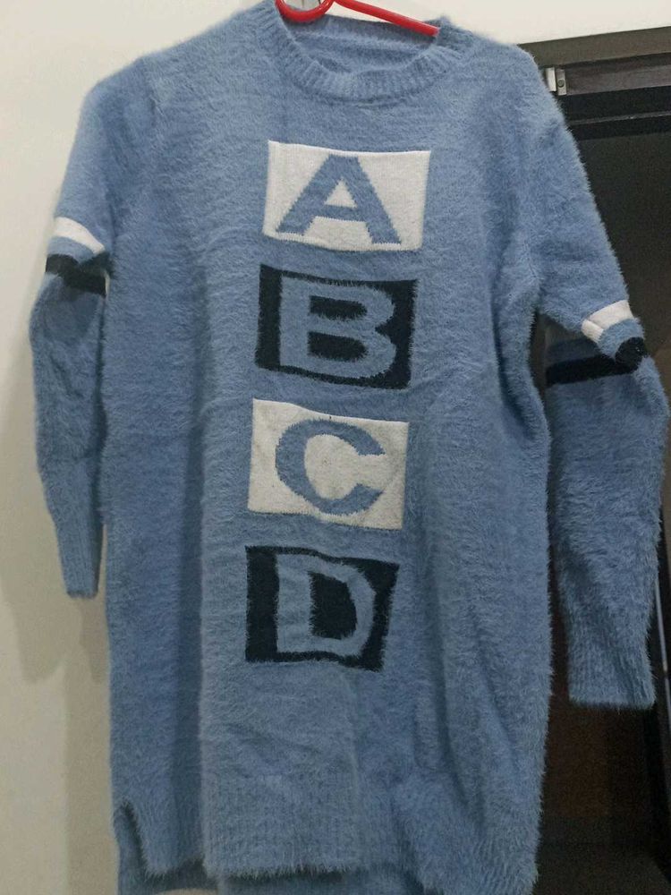 Trendy Blue ABCD Sweater