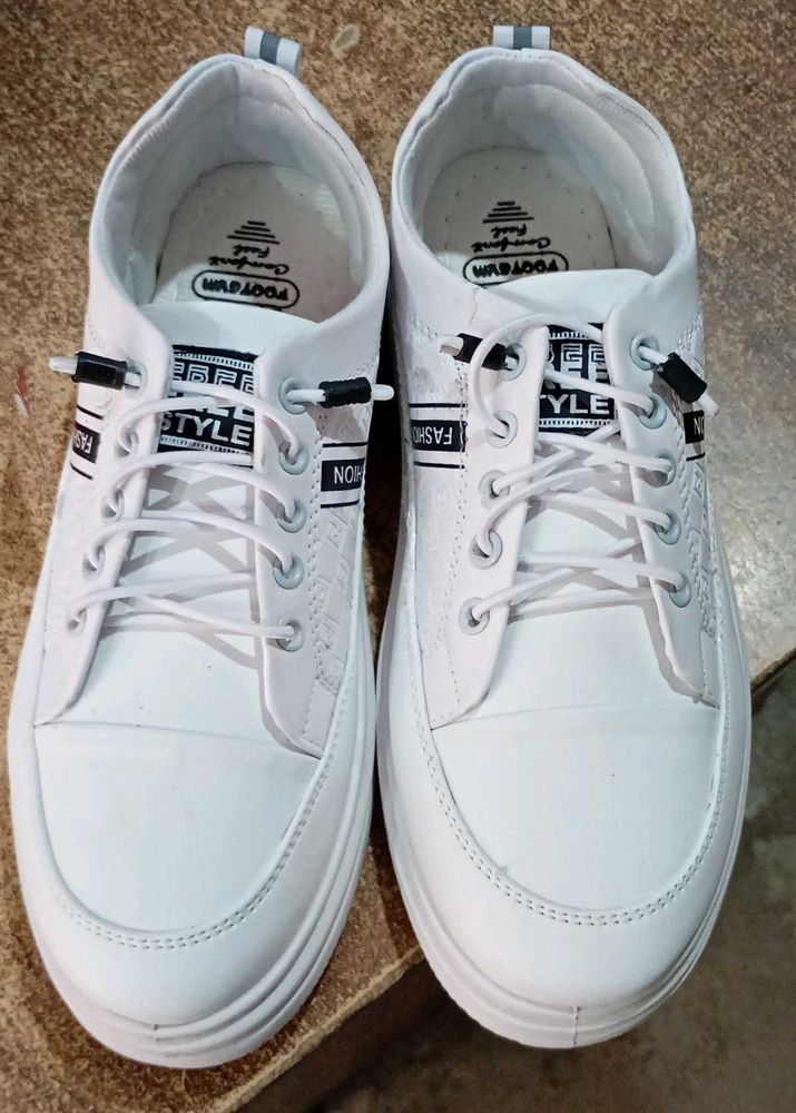 Stylish White Sneakers