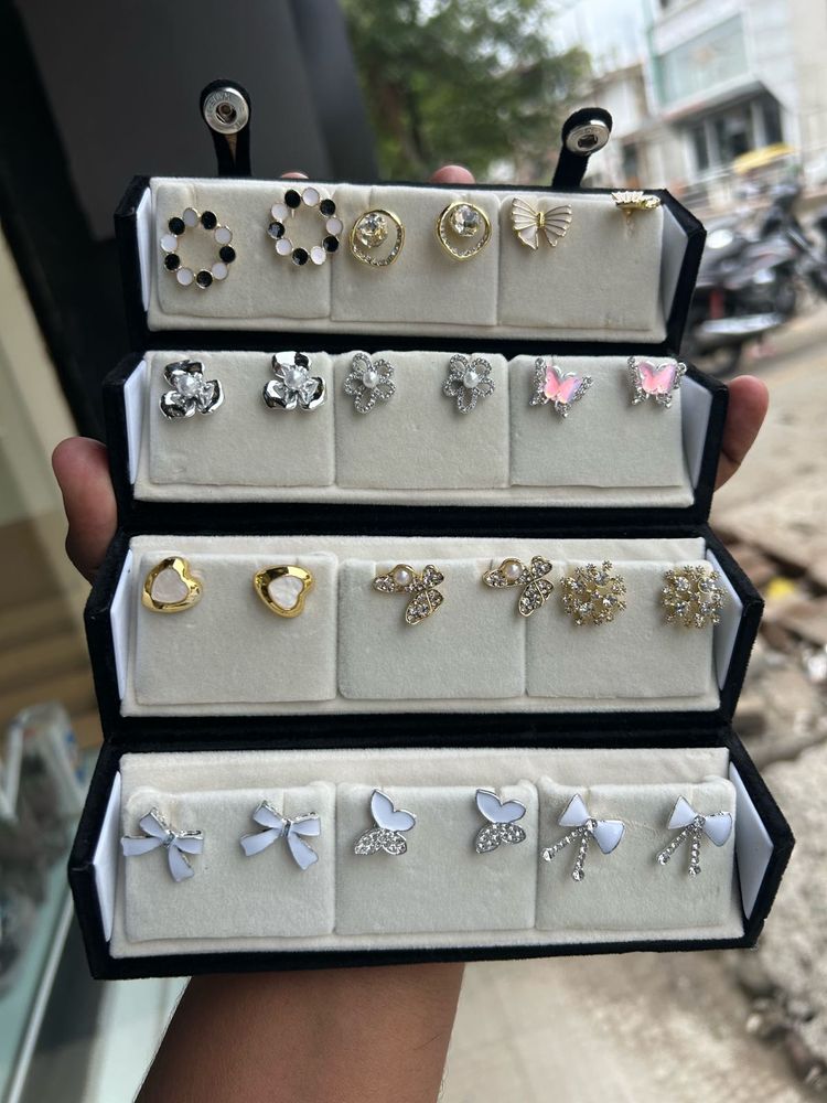 Cute Earring Set - 12 Pairs