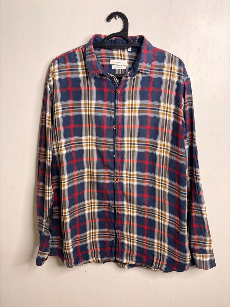 Men's Plaid Flannel Shirt