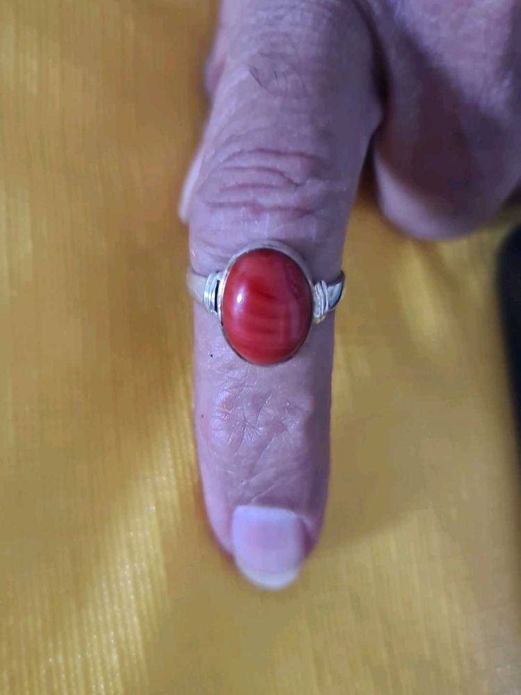 Coral Stone Ring