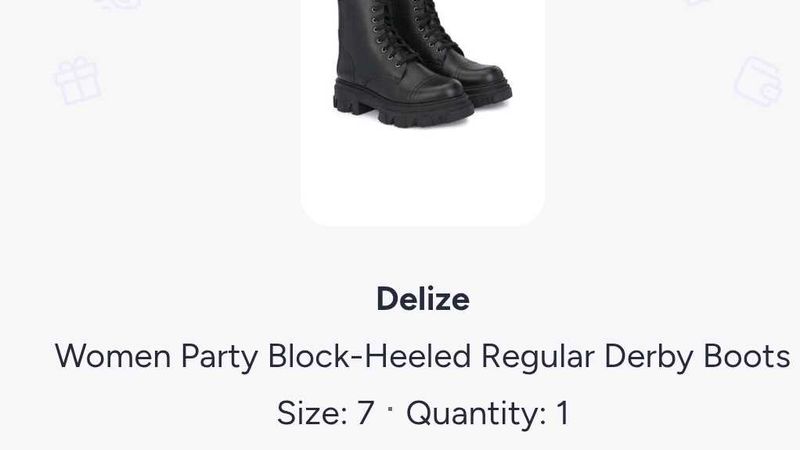 Delize Black Block-Heeled Boots