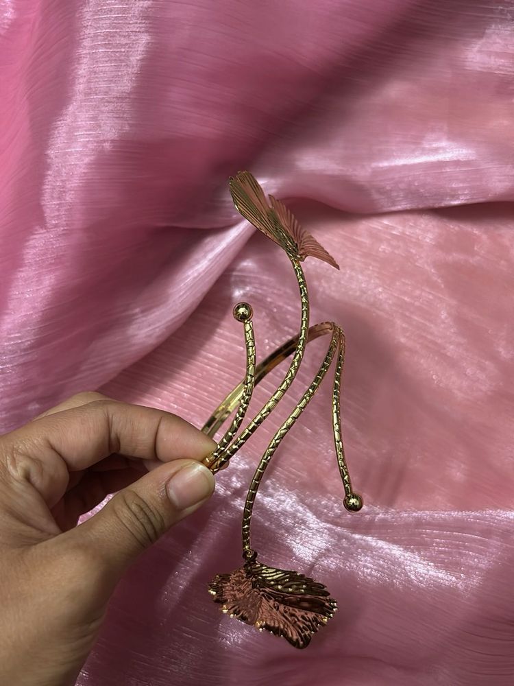 Unique Gold Leaf Armlet/Bangle