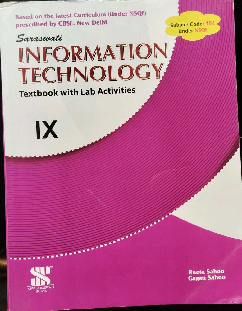 Information Technology Textbook Class 9