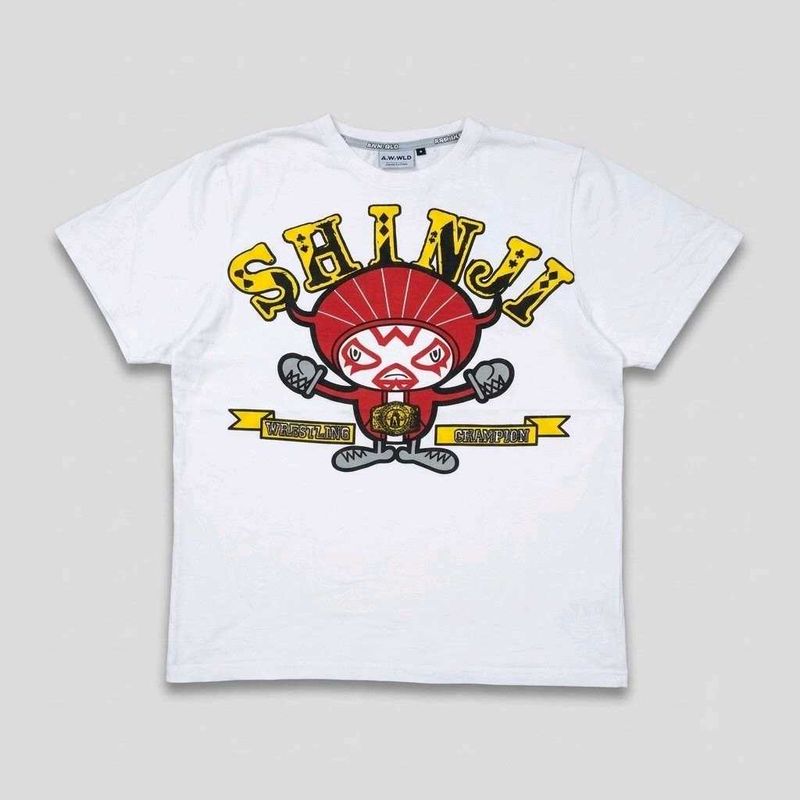 R.WORLD 'Shinji Wrestling Champion' Y2K Graphic